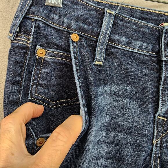 Vintage True Religion Jeans Women 26 (26x28) Stella Skinny Stretch Blue Denim - Picture 6 of 13